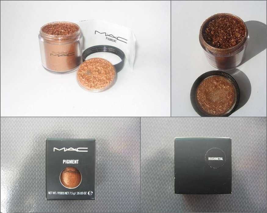 MAC pigmenty RUSHMETAL 1 ml + COPPERIZED 1 ml dla Pani M.