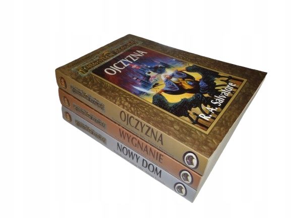 R.A.Salvatore Trylogia Mrocznego Elfa x3: Ojczyzna, Wygnanie, Nowy dom