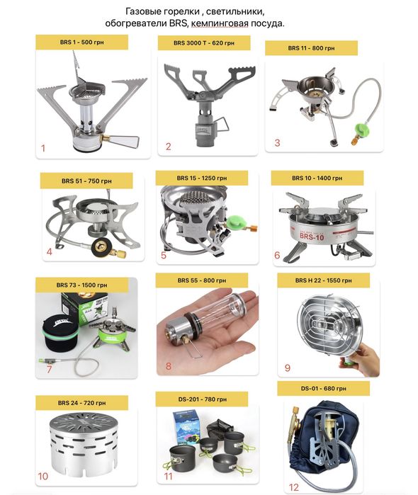 Газовые горелки, свечи. BRS1, 3000T, 10, 11, 15, 73, 55, Переходники.