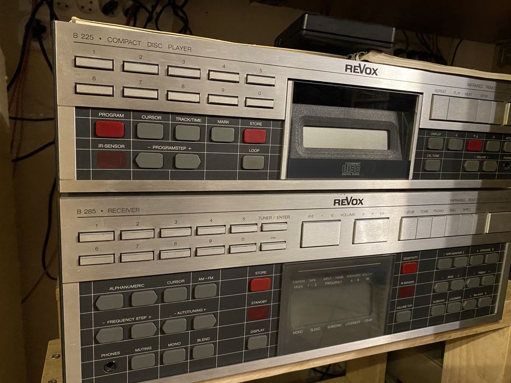 Revox b 225 b 285 cd amplituner zestaw b225 b285