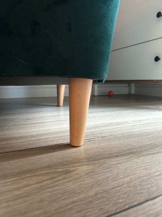 Fotel Uszak Butelkowa Zieleń