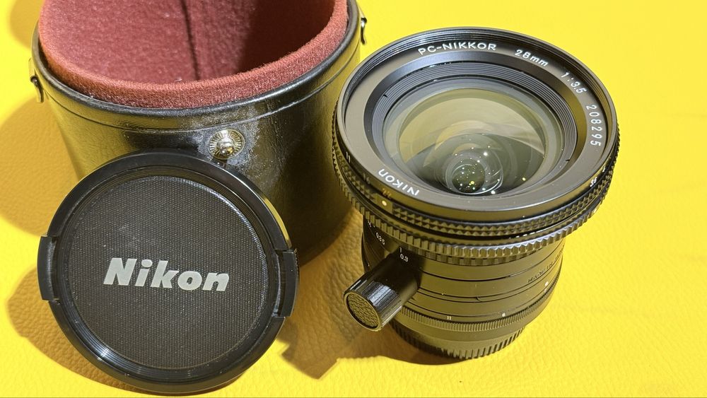 Objetiva Nikon PC Nikkor 28mm f3.5 shift exelente