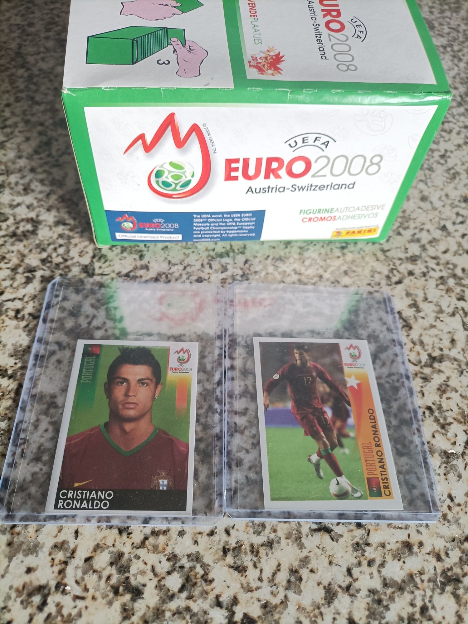 Cromos Cristiano Ronaldo euro 2008 novos