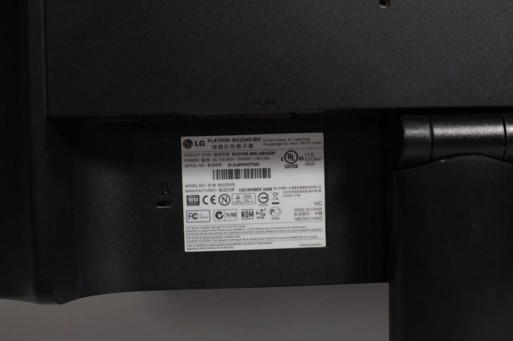 monitor LG Flatron w2234s