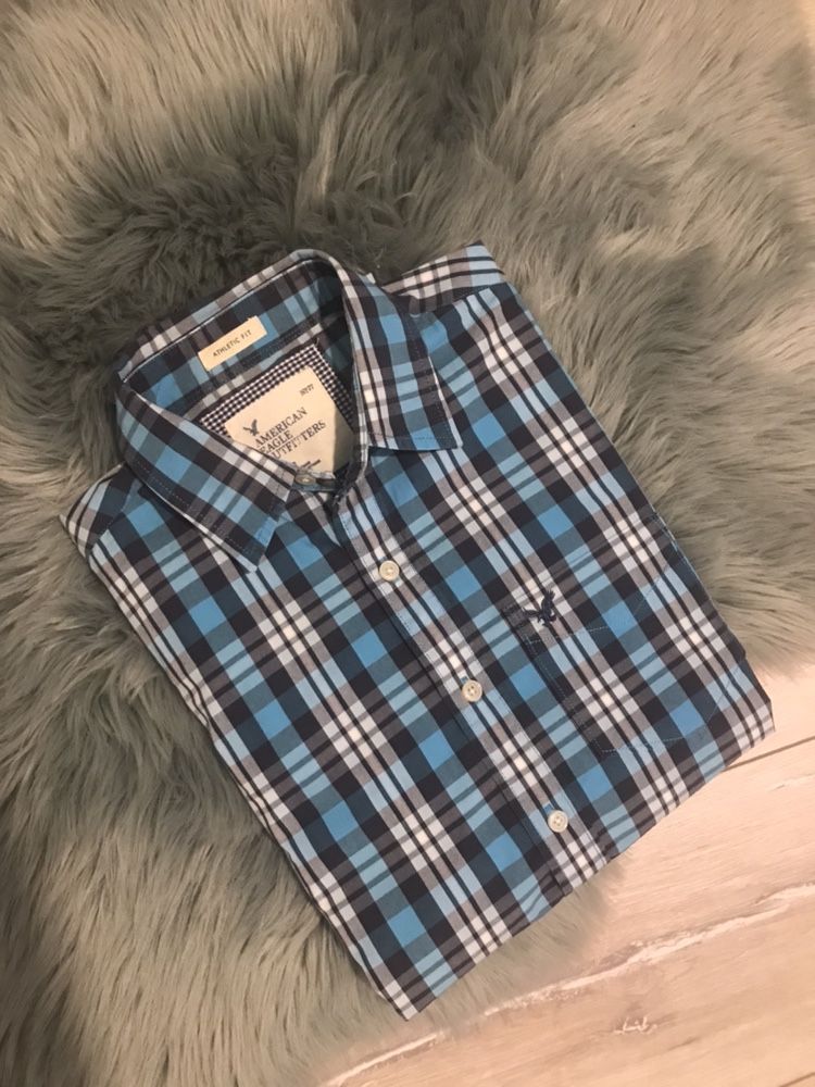 Рубашка в клетку American eagle outfitters XS S