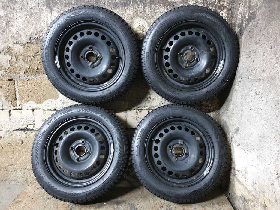 Felgi Stalowe Opel Karl Corsa R14 4x100 opony zima 165/65R14 7,5mm