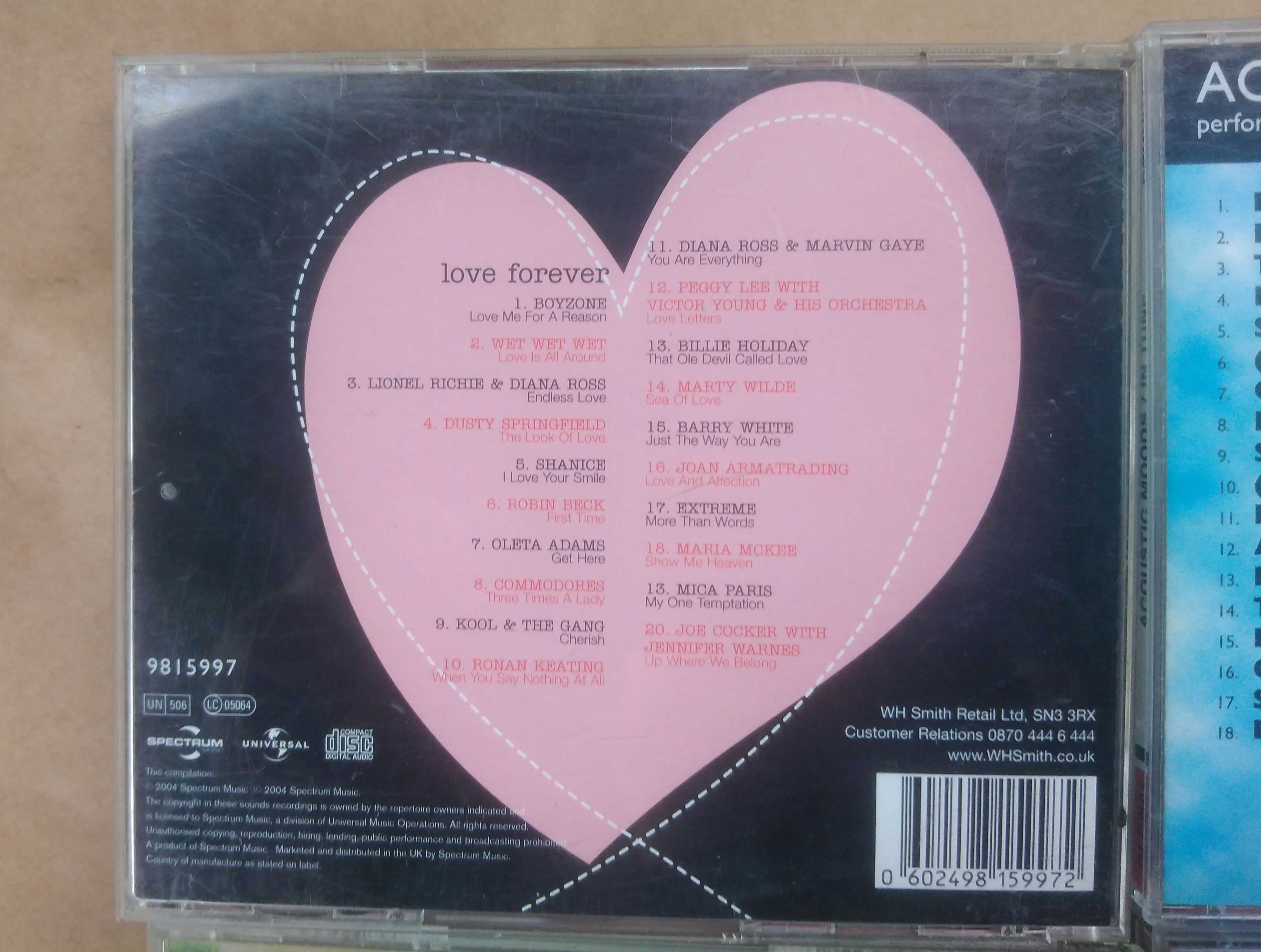 4 płyty CD love slows body& soul acousticmoods