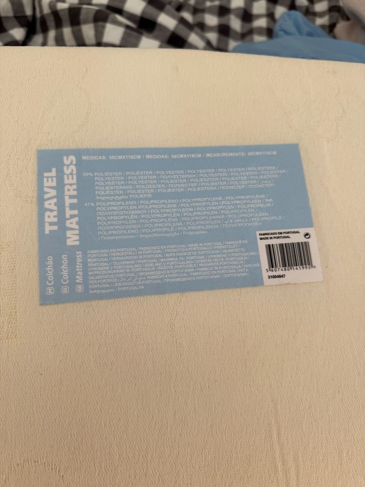 Cama Viagem + Colchão