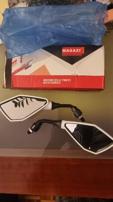 Par de espelhos retrovisor da motocicleta/scooter motocross