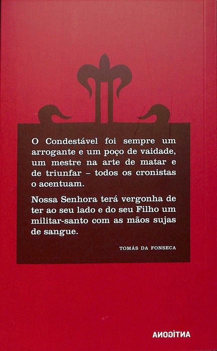 "O Santo Condestável. Alegações do Cardeal Diabo" de Tomás da Fonseca