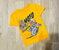 Очень крутая желтая футболка GeeJay 4-6 лет 104-116 см