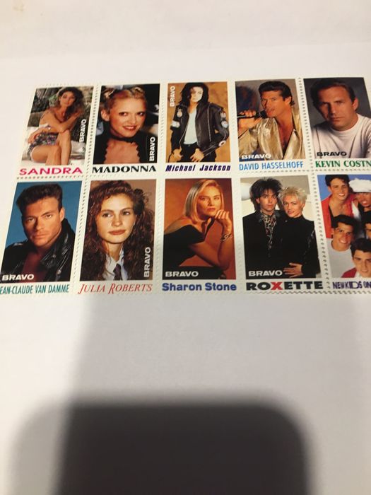 Znaczki z miesięcznika „ bravo „