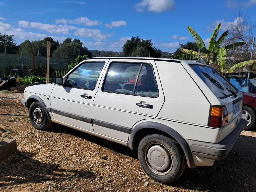 Golf II, gasolina e gas