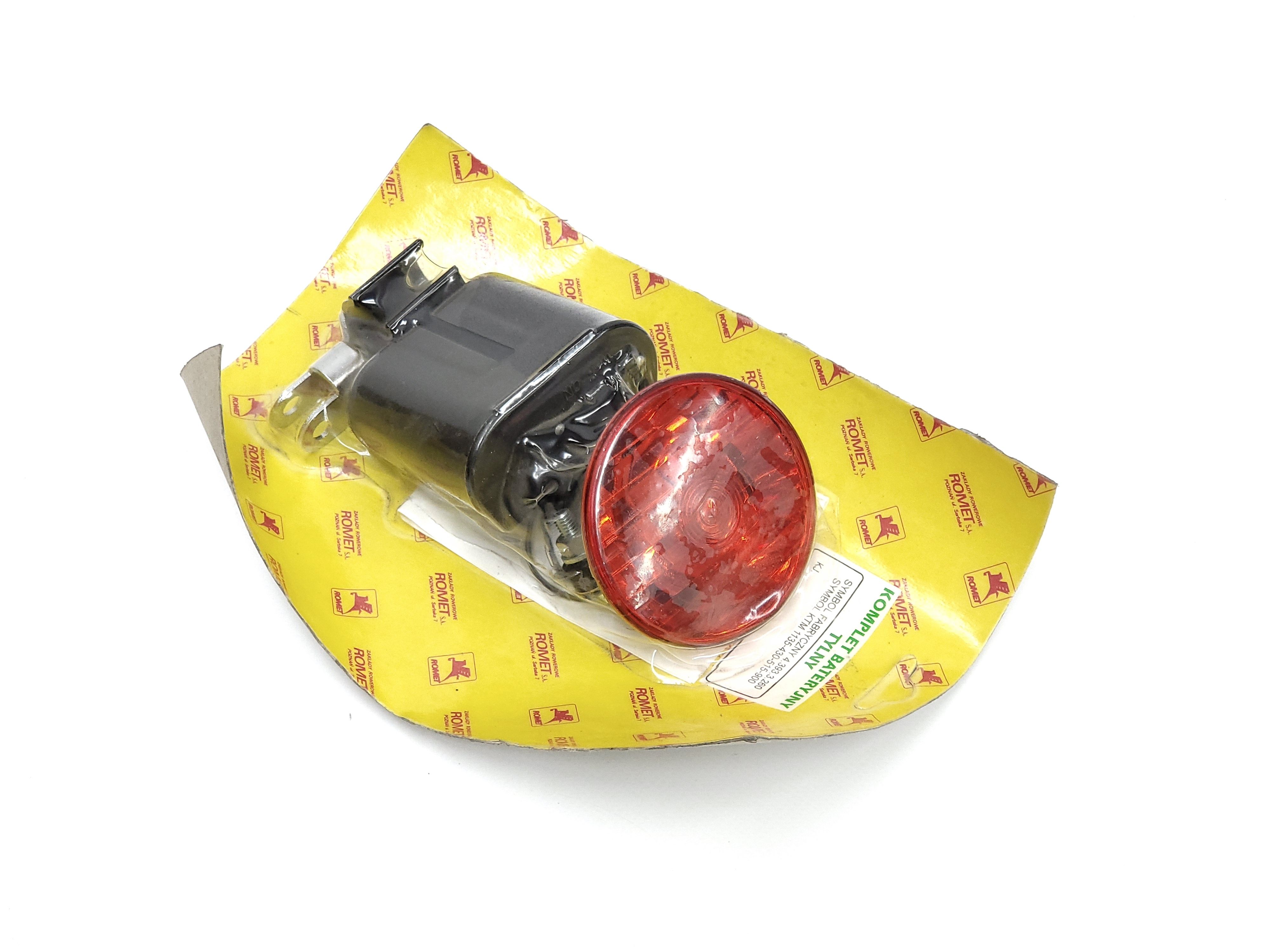 NOWA lampka tylna bateryjna Romet