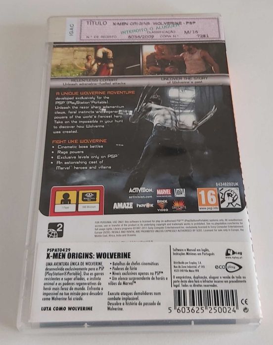 X-Men Origins - Wolverine (PS2 / PSP)