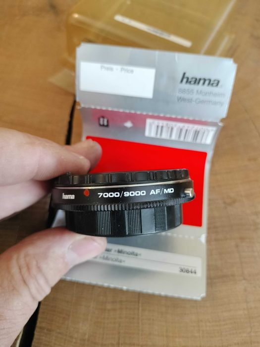 Hama adapter do Minolta Lens Adapter Minolta 5000, 7000, 9000