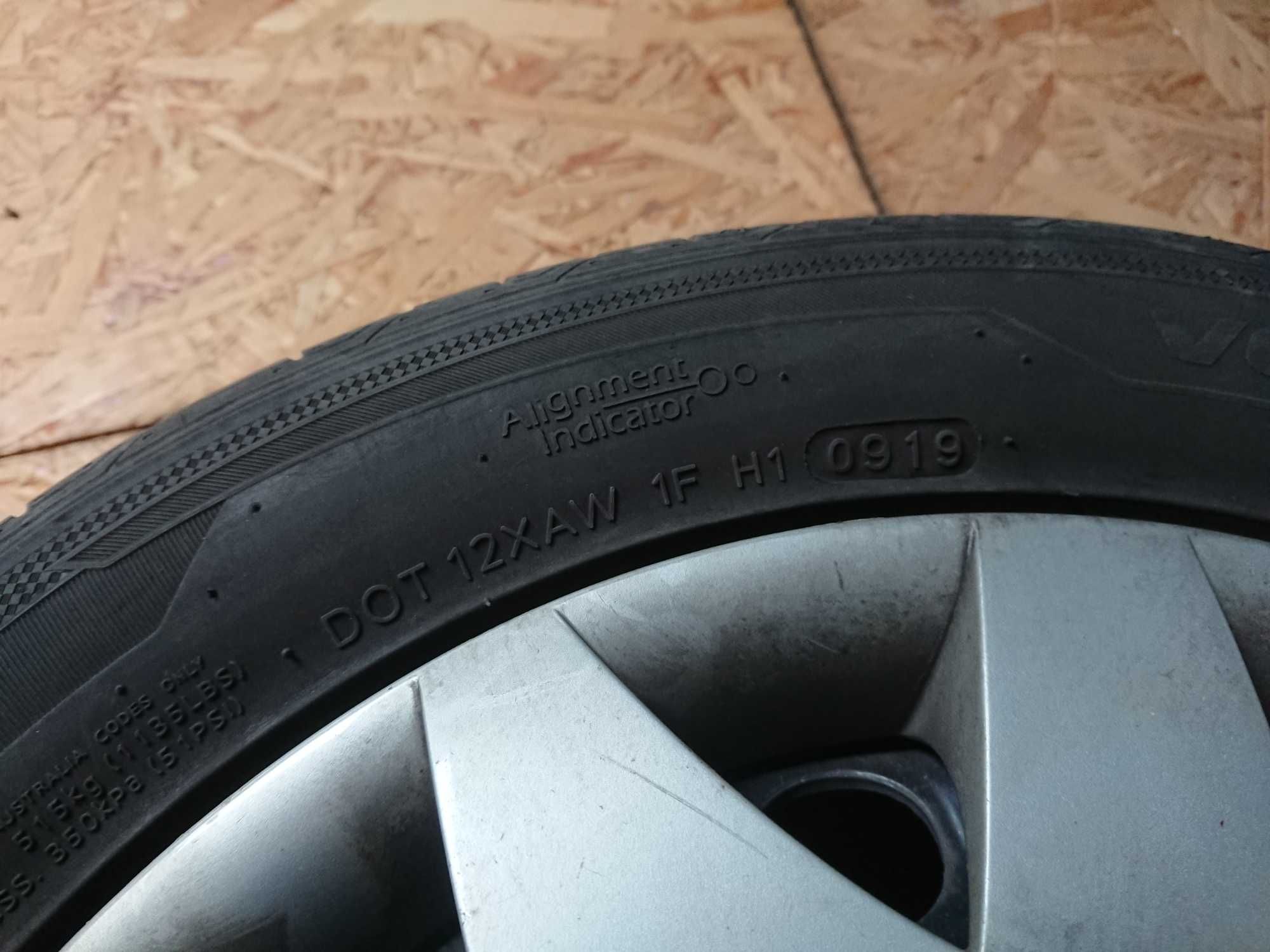 4 opony Hankook Ventus 195/55 R15 z felgami stalowymi