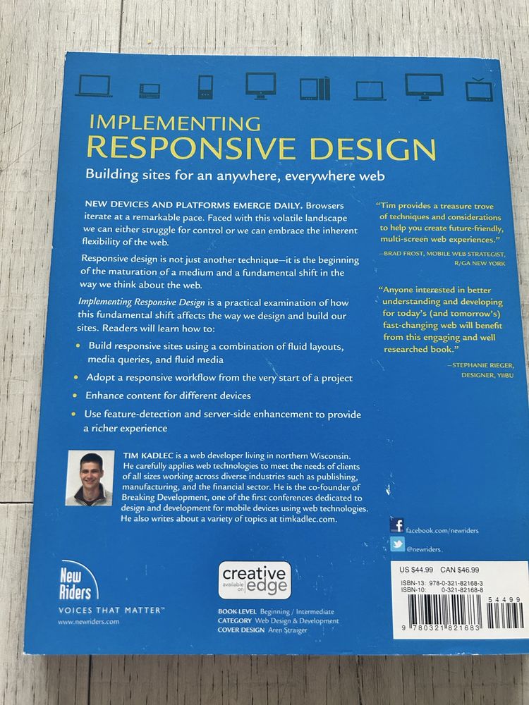 Implementing Responsive Design Tim Kadlec.