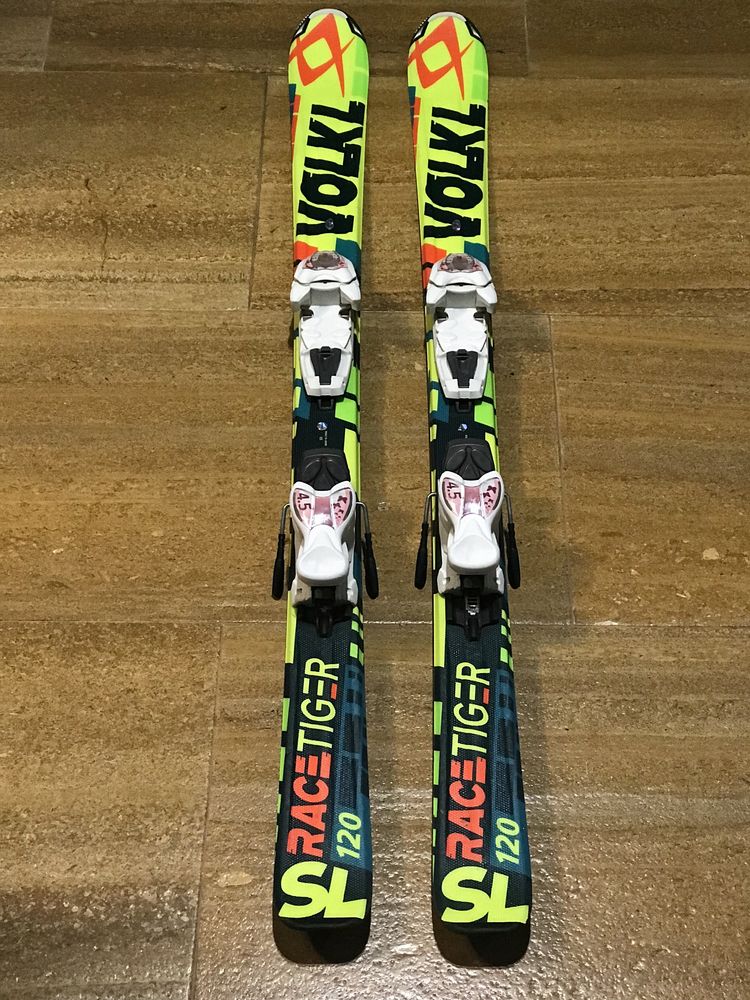 Narty Volkl Racetiger Sl 120 cm WYSYŁKA + kijki rossignol 100 cm