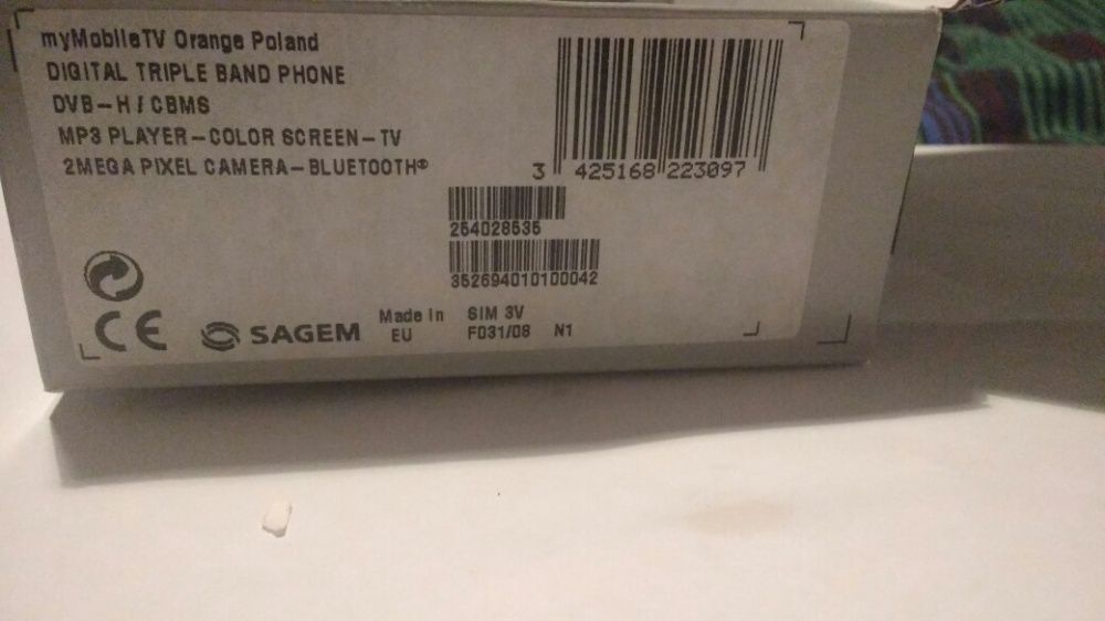 Sagem my750c, unikat, tv w telefonie (DVBT), DVB-H, do kolekcji!