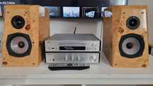 Zestaw HiFi wieża Yamaha Pianocraft N670D + kolumny Mistral