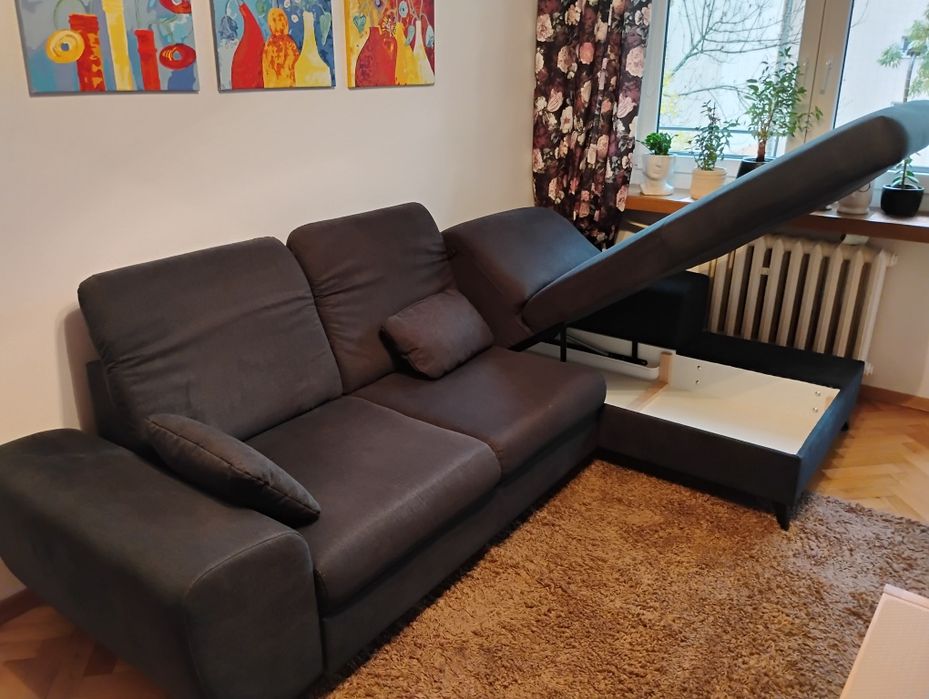 Narożnik z funkcją spania