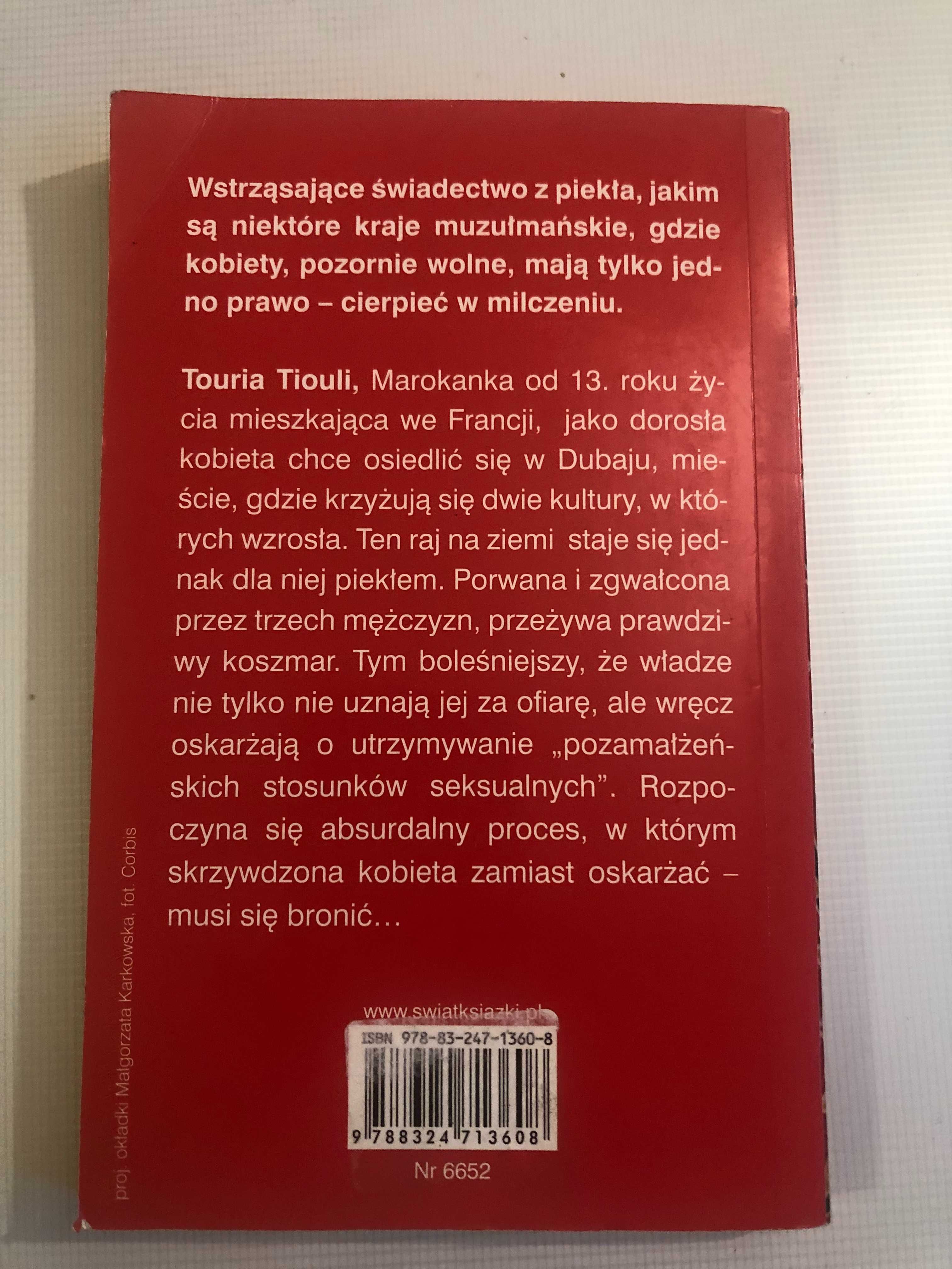 Książka "Honor kobiety" Touria Tiouli