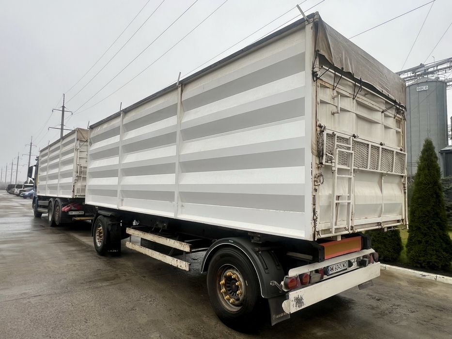 Man tgx с прицепом krone