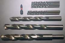 Wiertła do stali metalu 14,12,10,6,4 mm białe HSS