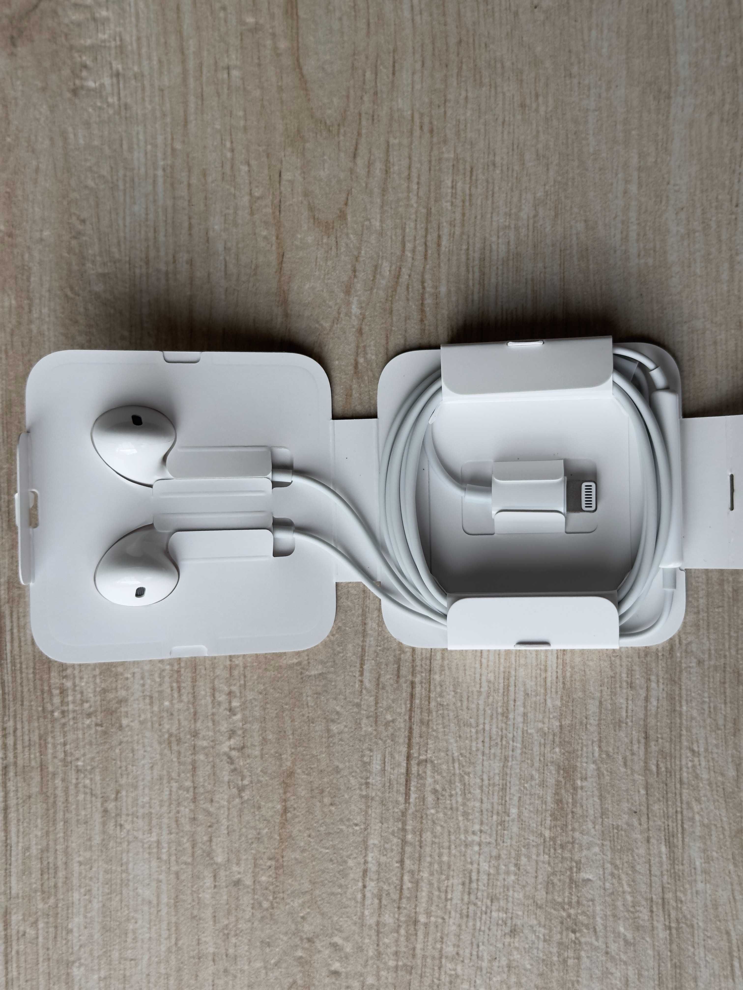 Oryginalne słuchawki Apple Lightning iPhone nowe nieużywane