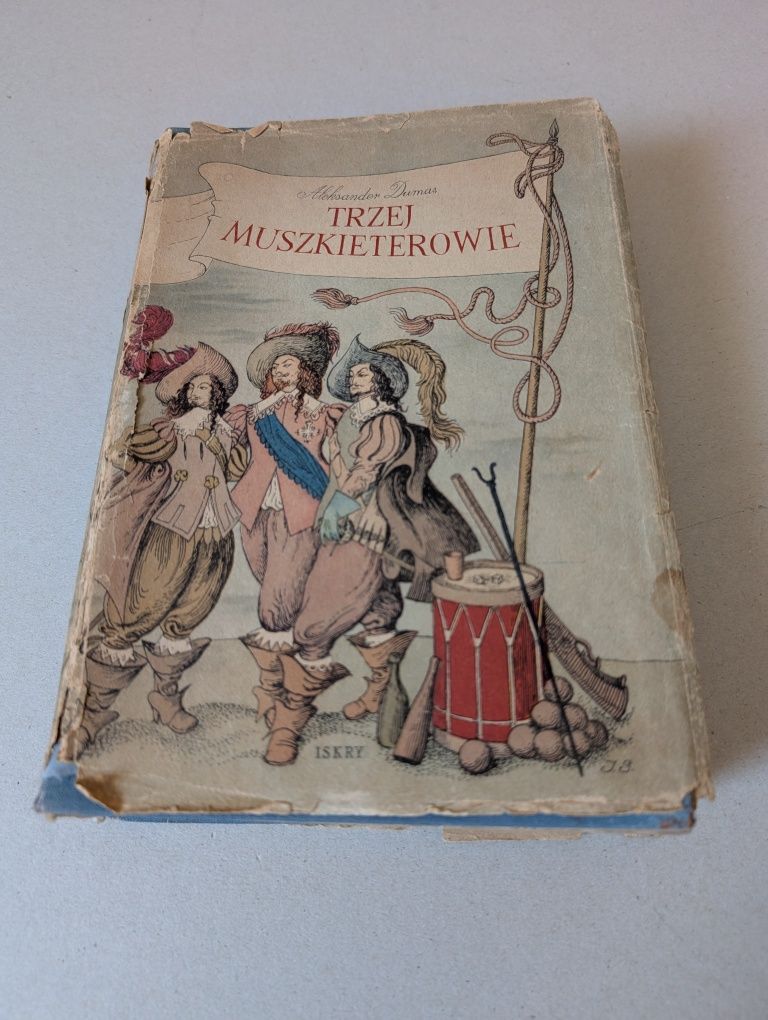 TRZEJ MUSZKIETEROWIE - Dumas - I Wydanie - ilustracje SKARŻYŃSKI -1955