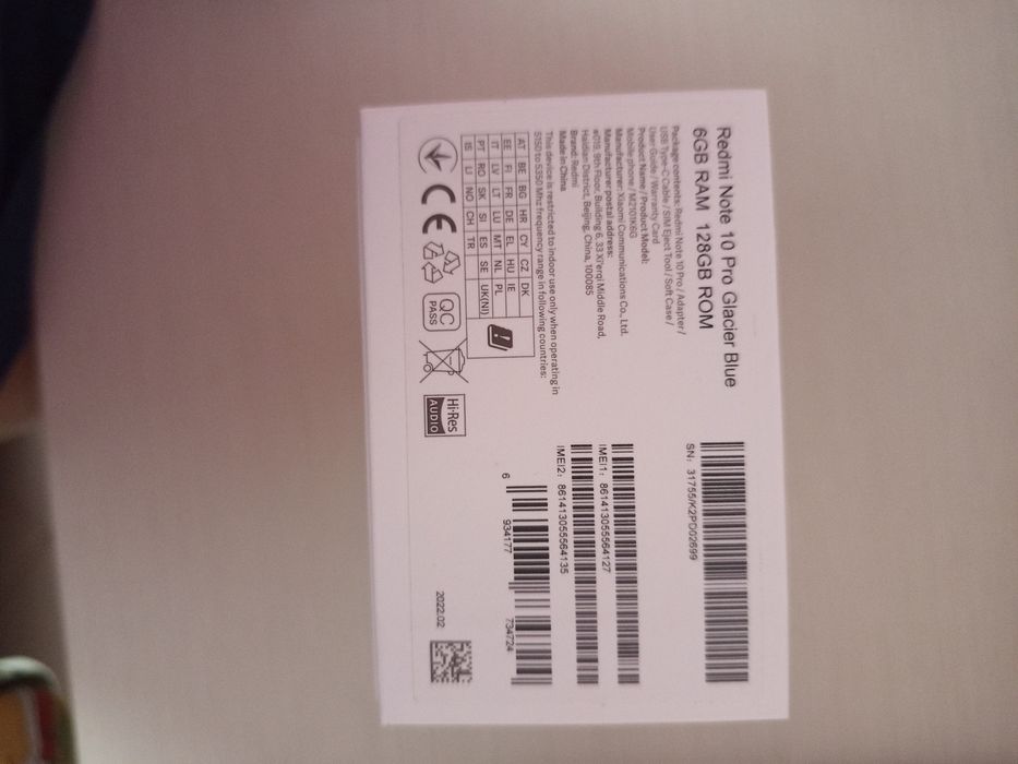 Xiaomi Redmi note 10 pro