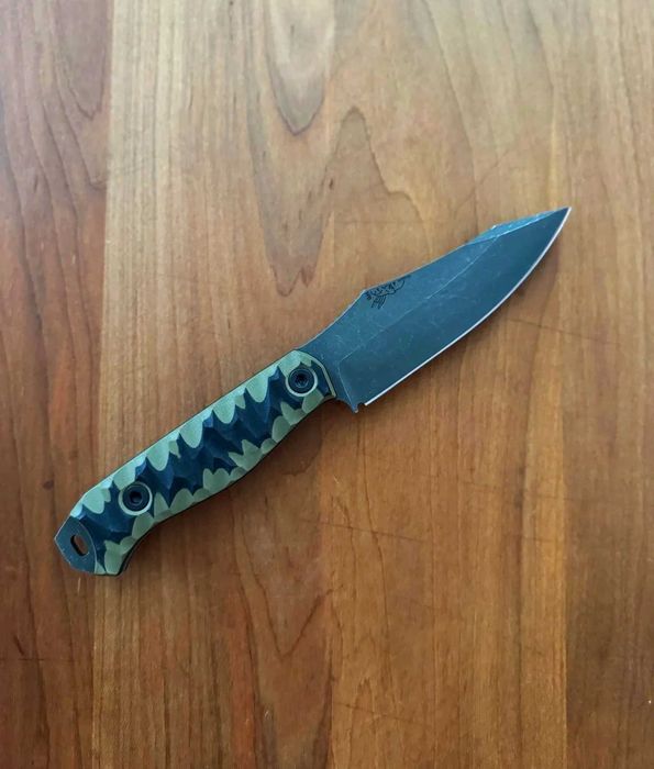 Nóż Half Face Blades Field Knife OD Green and Black G10