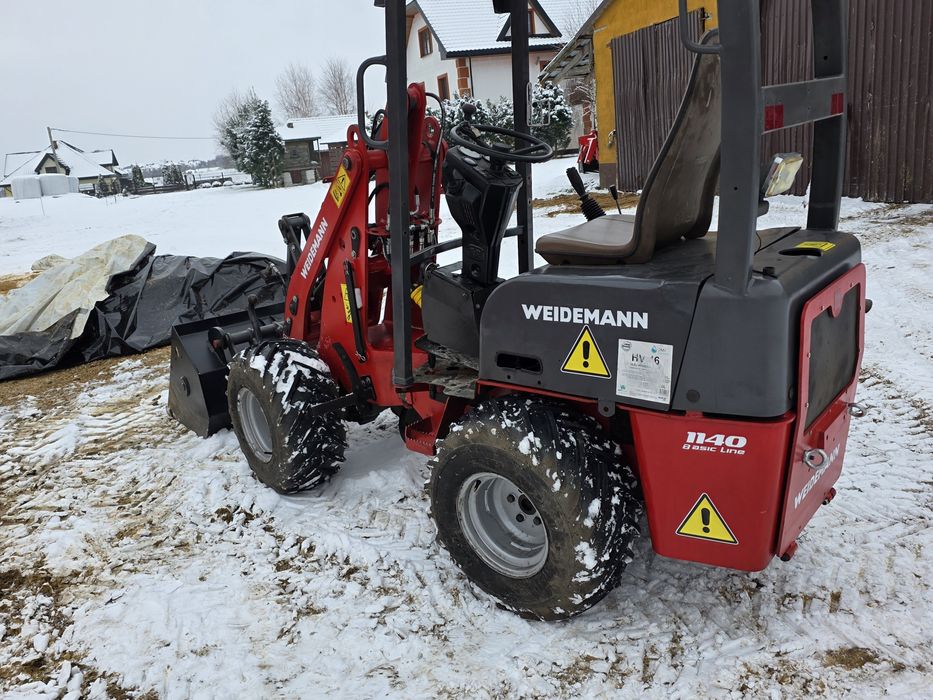Weidemann 1140 miniładowarka 2018 rok łyżka paleciak shaffe  avant