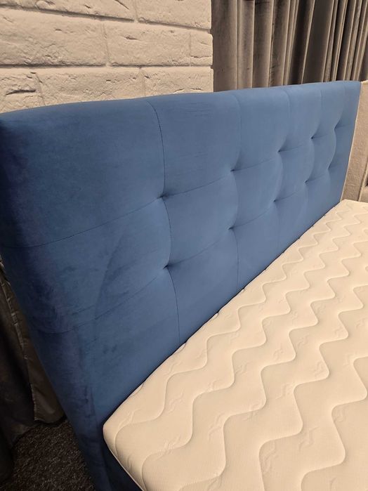 Super Cena Łóżko kontynentalne 160x200 z materacem + 2xpojemnik SZAFIR