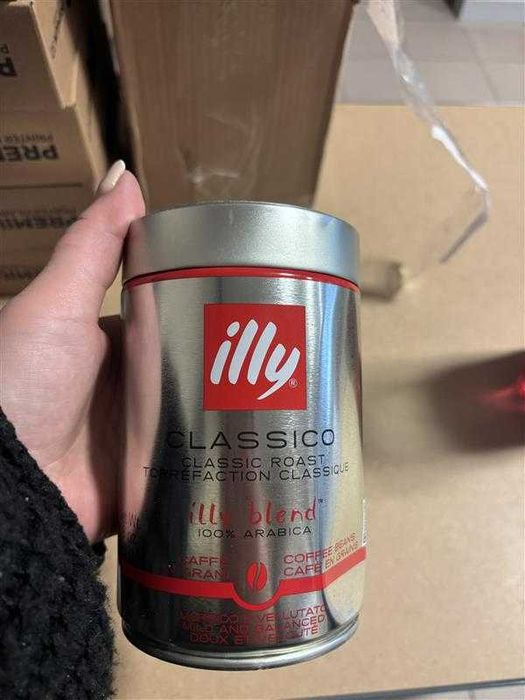 iLLY 250G CLASSICO Czerwona 100 % Arabica kawa ziarnista espresso 250g