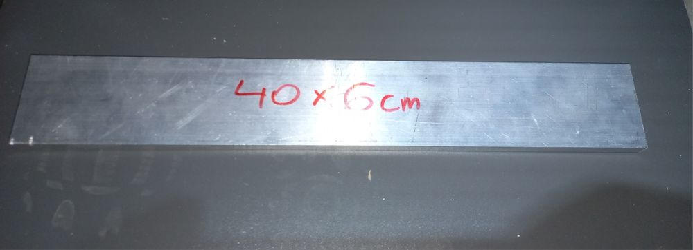 Formatka płaskownik aluminium 40cm x 6cm