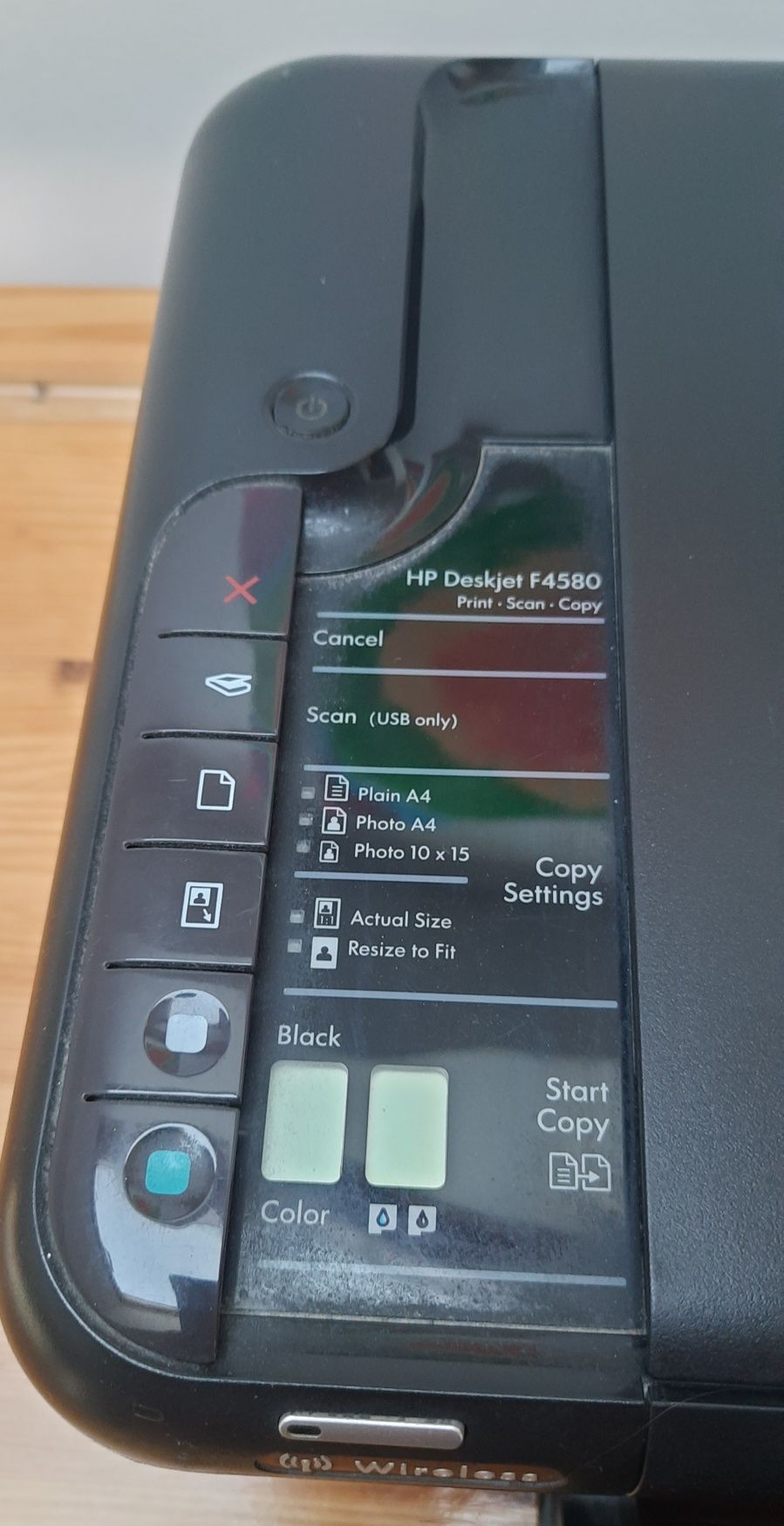 Urządzenie wielofunkcyjne, drukarka ,ksero HP DESKJET F4580 zasilacz