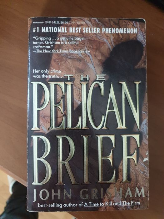 Raport Pelikana Pelican Brief John Grisham po angielsku!