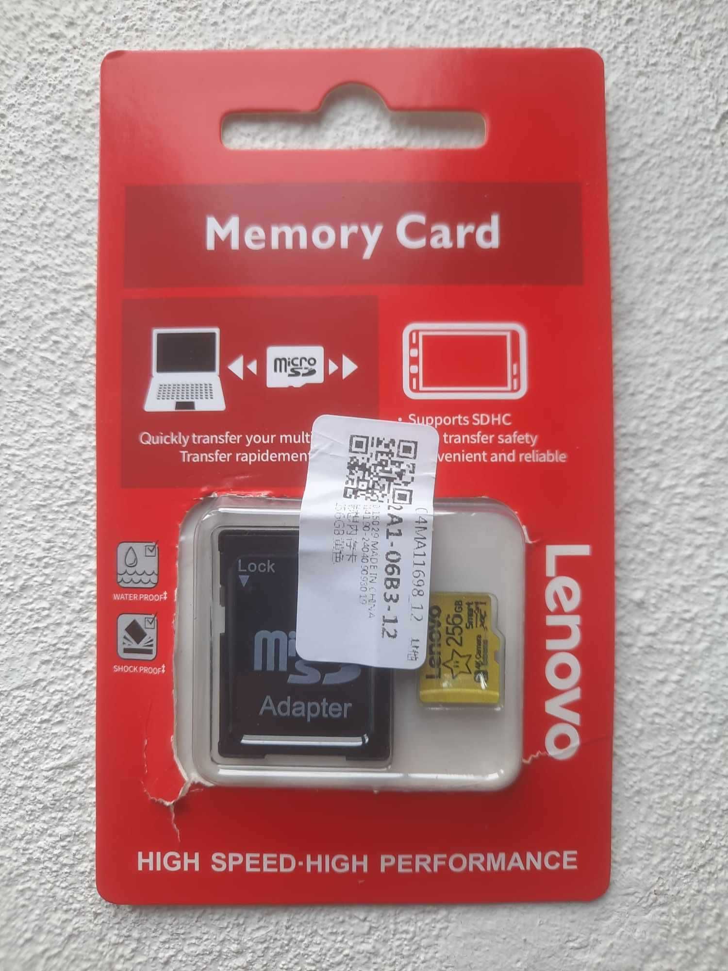 Cartão SD 256Gb Lenovo