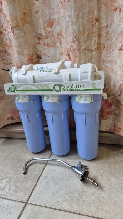Картриджи и кран для фильтра воды обратного осмоса Absolute