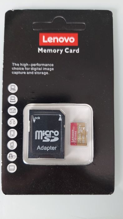 Nowa karta pamięci micro sdxc LENOVO EXTREME 256GB