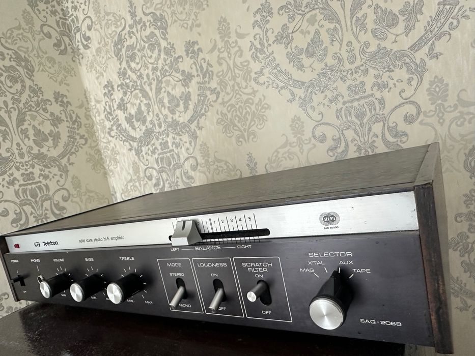 Вінтажний підсилювач Teleton SAQ-206В