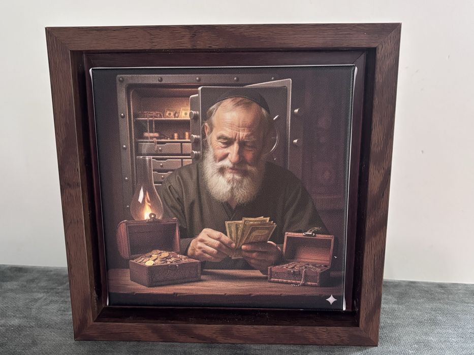 Portret Żyda liczącego banknoty