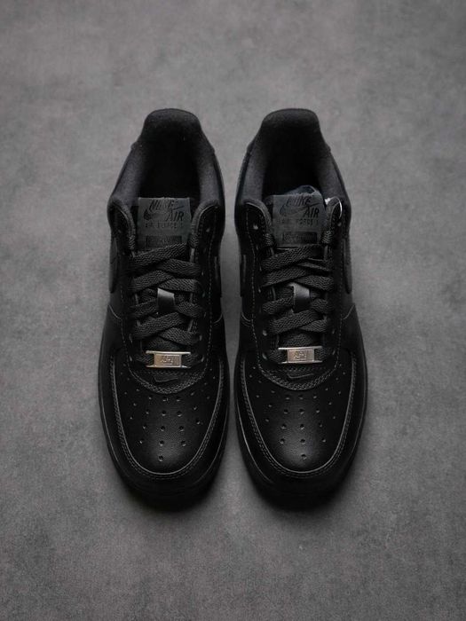 Buty meskie Mokasyny Nike_Air_Force_1_Low_Supreme_Black R.46