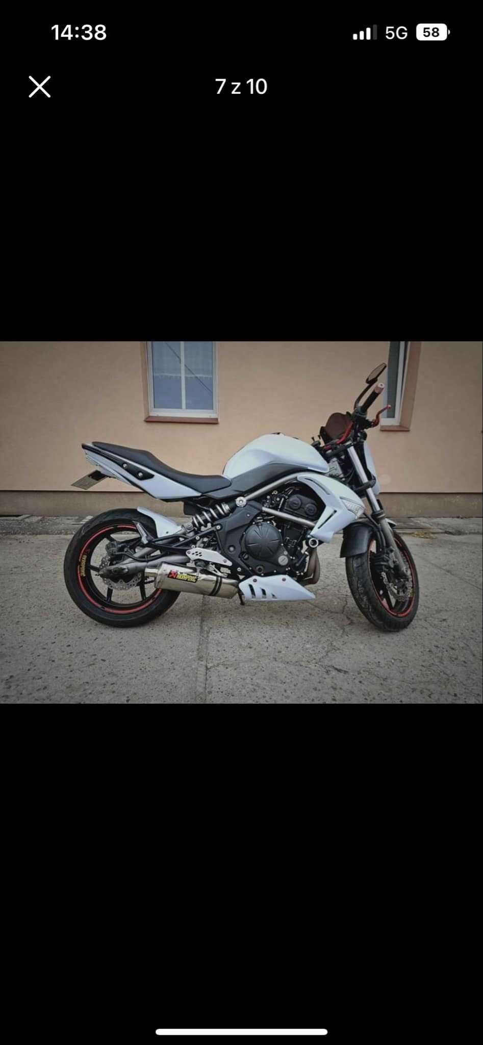 Kawasaki ER6N 2009r zarejestrowany na Kat A2 (odblokowany pełna moc )