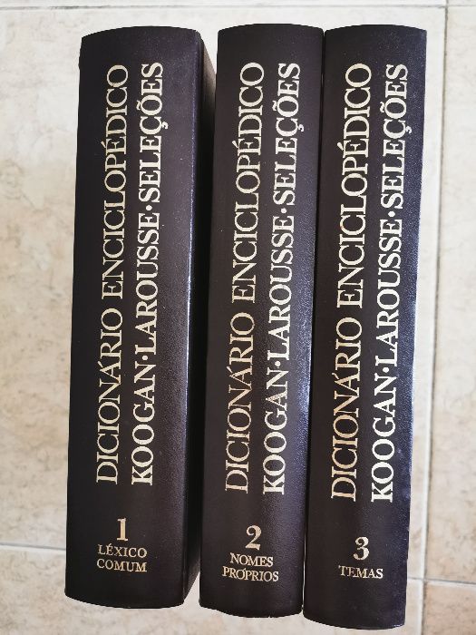 Dicionário Enciclopédico Kooglan-Larouse- Seleções – 3 volumes