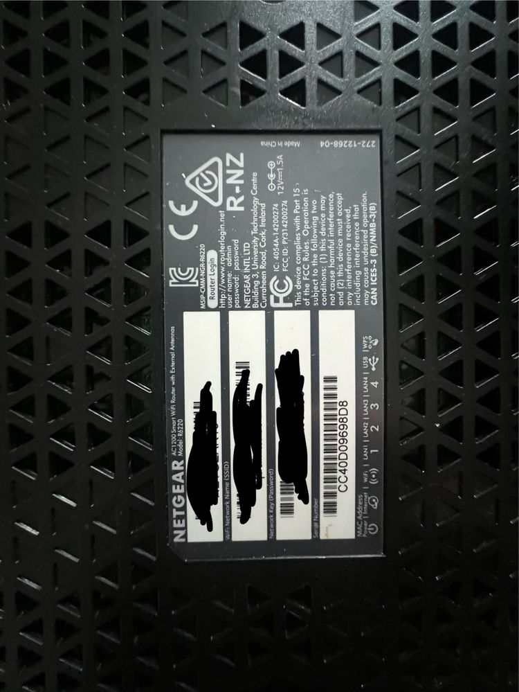 Router Netgear AC1220 R6220