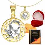 Złota Zawieszka Skorpion Znak Zodiaku Przywieszka Na Łańcuszek Pr. 585