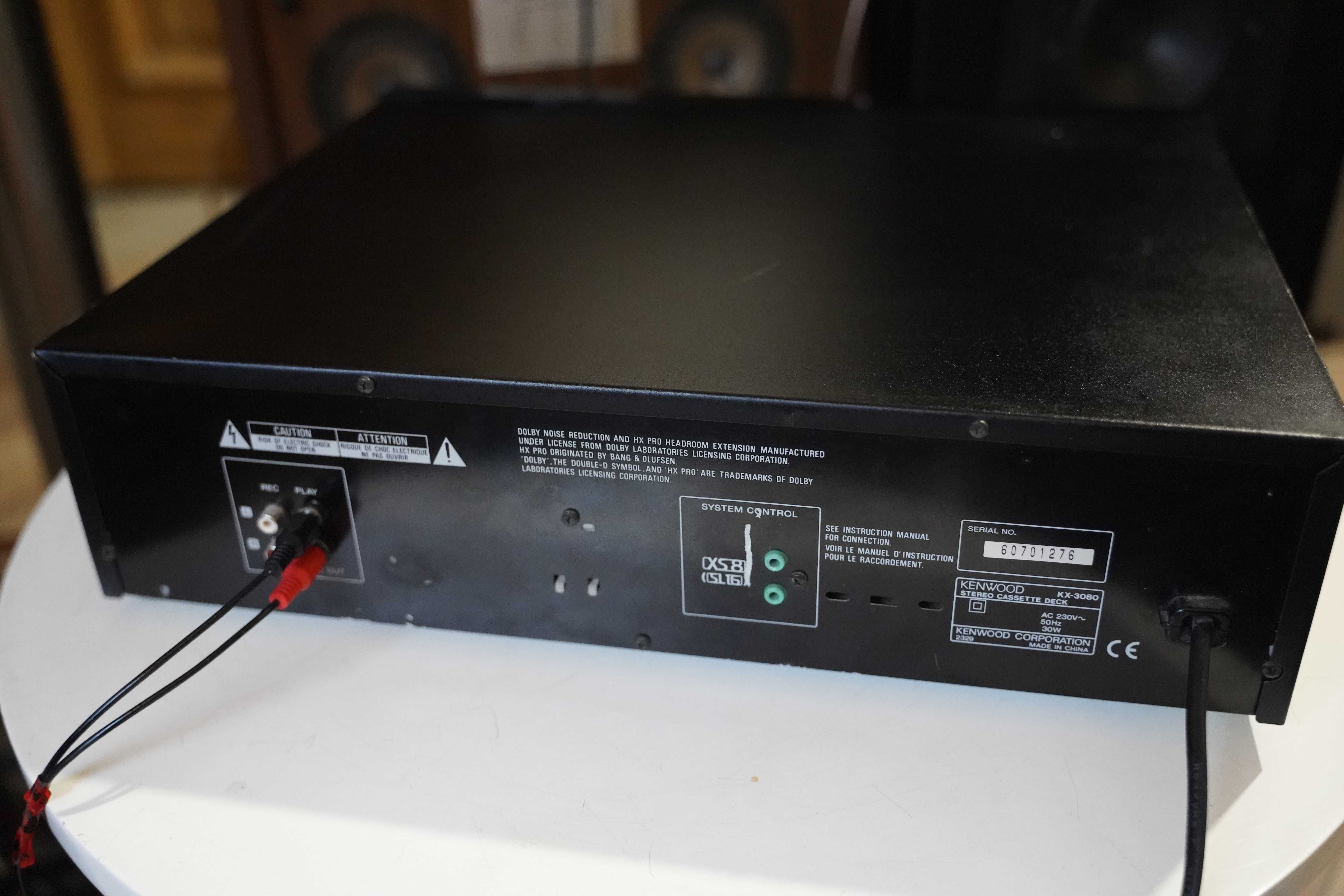 Magnetofon stereo deck KENWOOD KX 3080-piękny model